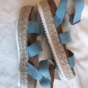 Blue Sandals